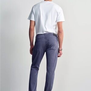 NWT General Denim Works Bridge Vintage Indigo Sateen Twill Straight Leg Pants 35